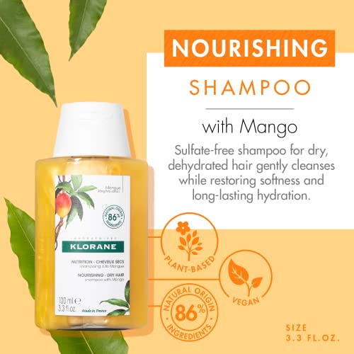 Klorane Nourishing Shampoo with Mango Butter 13.5 oz