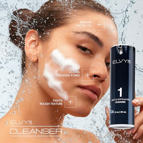 Skin Care Set For Men & Women | 4-in-1 Vegan & Cruelty-Free Skin Care Kit | Anti-Aging With Deep Cleanser, Vitamin C Serum, Moisturizer & Eye Cream | All Skin Types