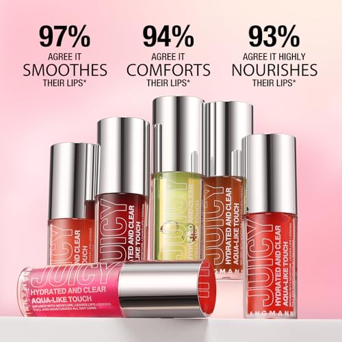 Hydrating Lip Oil Gloss - Plumping Tint with Natural Ingredients