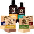 Dr. Squatch Men's Bar Soap - Ocean Expanded Pack: Natural Bar Soap - Bay Rum, Gold Moss, Deep Sea Goat's Milk, Alpine Sage, Cypress and Citrus Hair Care Shampoo and Conditioner