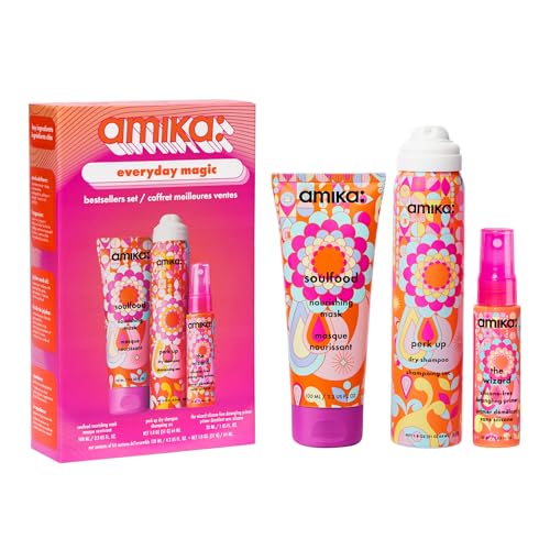 Amika Everyday Magic Bestsellers Set – Travel-Size Hair Care