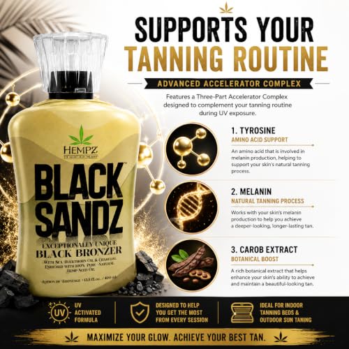 Hempz Black Sandz Black Bronzer with DHA 13.5oz