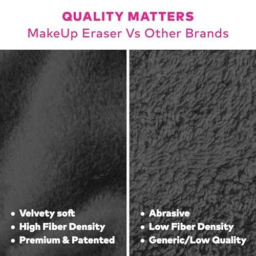 The Original Makeup Eraser, 7-Day Set, Erase All Makeup with Just Water, Including Waterproof Mascara, Eyeliner, Foundation, Lipstick, Sunscreen, and More! Harry Potter, 7ct.