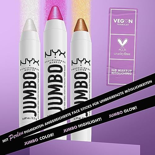 NYX Jumbo Highlighter Stick Duo - Vanilla Ice Cream & Blueberry Muffin