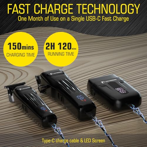 BESTBOMG Professional Hair Clippers & Trimmer Set BS-808A