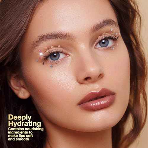 Honey Lipstick Tinted Lip Balm, Sheer Hydrating Lip Stain for All Skin Tones, Natural Lightweight Lips Gloss Makeup for Women, Vegan & Cruelty-Free