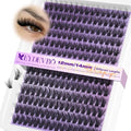EYDEVRO Wispy Lash Clusters 12-14mm Natural Eyelash Extensions 192 Pcs