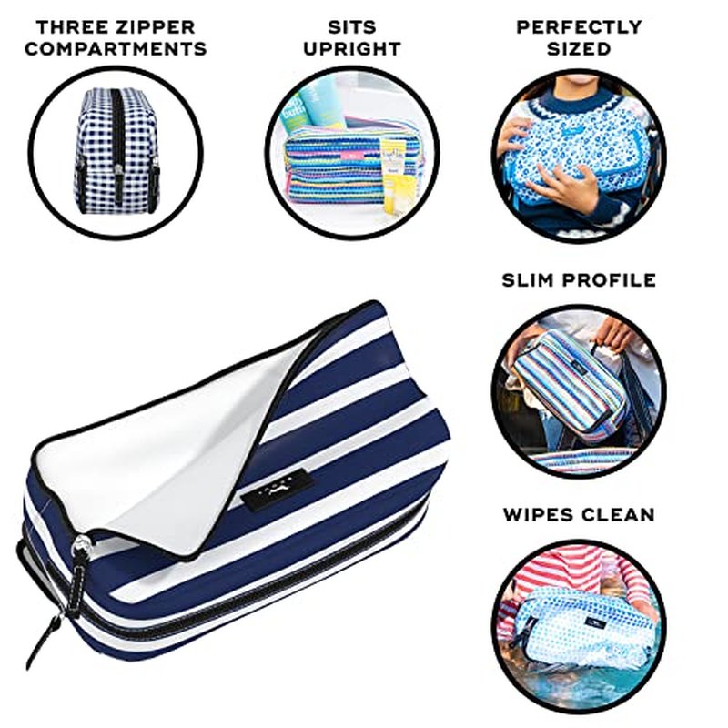 SCOUT 3-Way Toiletry Bag - Travel Makeup Pouch for Women