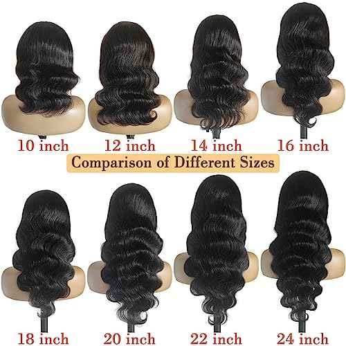 Headband Wig Human Hair Brazilian Body Wave Hair Glueless Wigs Headband Wigs for Black Women Human Hair Wear and Go Glueless Wig with Headband Natural Color Full Machine Wigs 20 inch