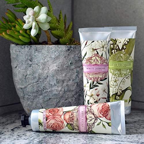 AAA by Somerset European Made Shea Butter Body Cream, Lily of the Valley, 2 Fl Oz