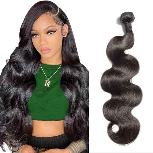 Body Wave Human Hair Bundles Unprocessed Brazilian Virgin Hair Body Wave Bundles Human Hair 16 Inch Bundle Human Hair Extensions Human Hair Natural Black Bundles
