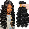 Deep Wave Human Hair Bundles 3pc 26 28 30 Inch