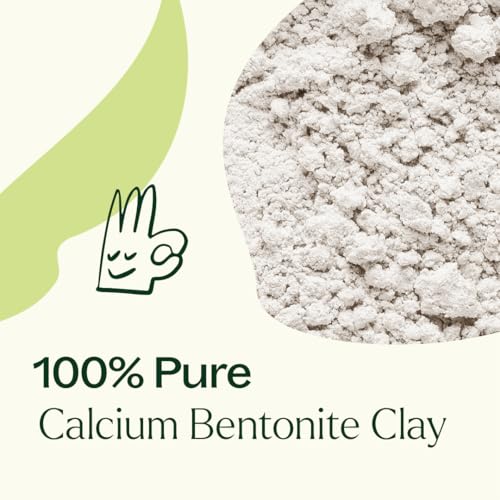 Plant Therapy Calcium Bentonite Clay 16 oz Detoxifying for Facials, Body Wraps, Baths, Foot Soaks, Hair Masks, and So Much More