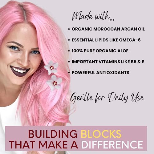 DermOrganic Hair Repair Masque - Deep Conditioner Reconstructor Naturally Rebuilds Damaged Hair, 33.8 oz