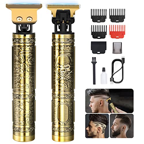 YOGINGO Professional Cordless Beard Trimmer for Men, Bronze