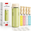 NEDUTACH 4-in-1 Travel Dispenser Bottles with Pump, Leak-Proof TSA Compliant, Green