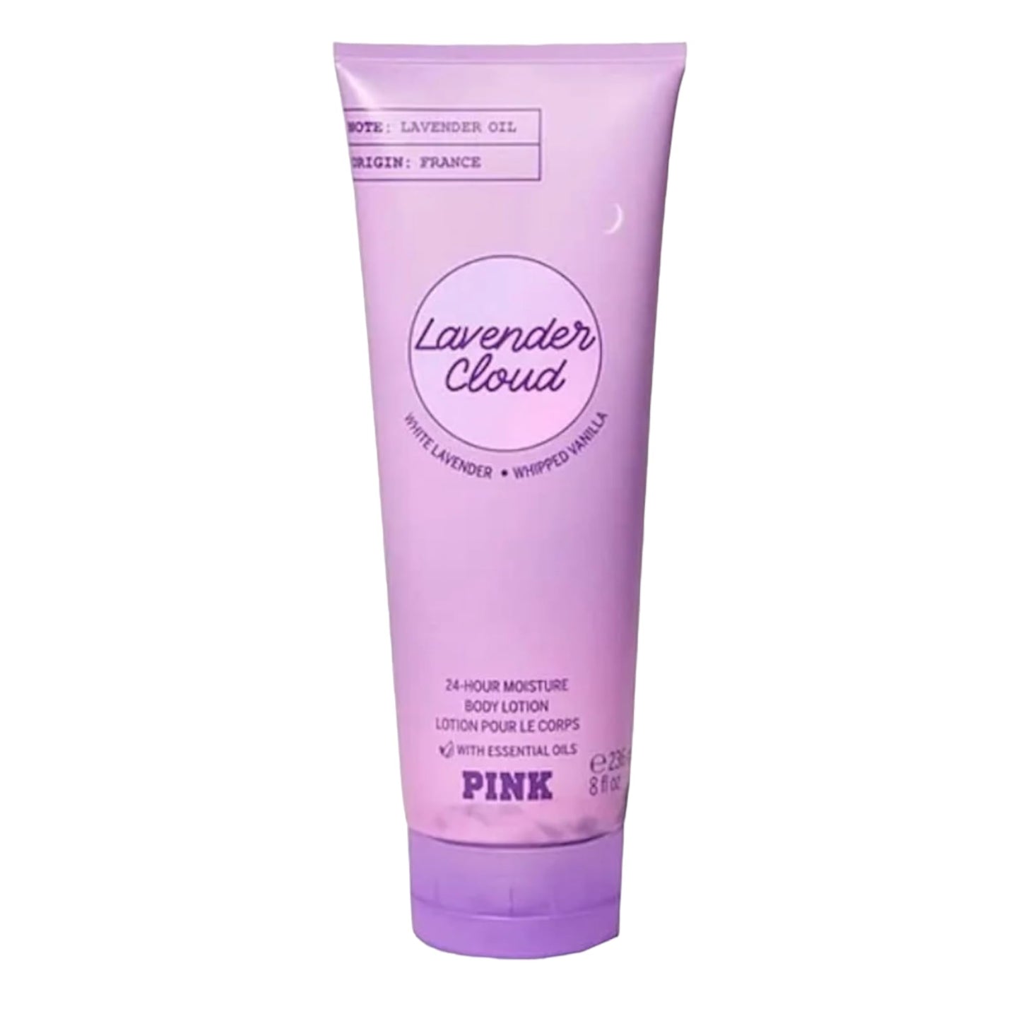 Victoria's Secret Pink Fragrance Lotion Nourishing Hand & Body Lotion 8 Oz (8 oz 1 Pack, Lavender Cloud)