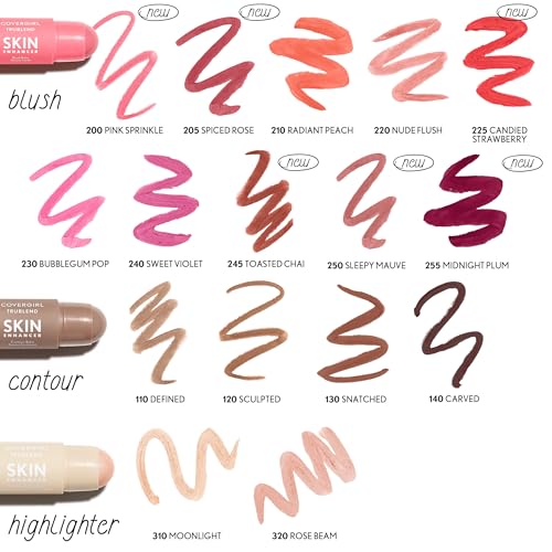 CoverGirl Trublend Skin Enhancer Contour Stick Balm 0.21oz - Sculpt & Highlight, Vegan Formula