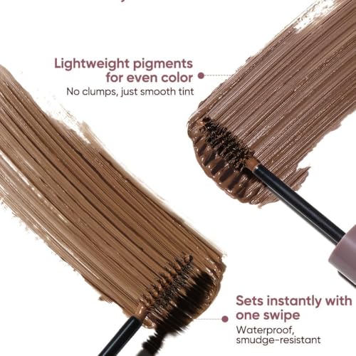 JUDYDOLL 2-in-1 Eyebrow Mascara Waterproof Feathered Brows