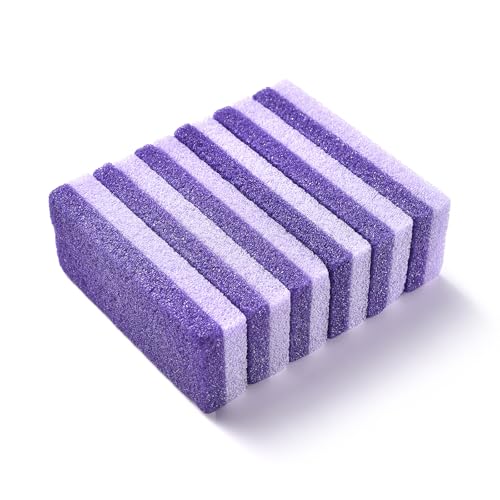 6PCS Double-Sided Pumice Foot Scrubber Set for Smooth Skin