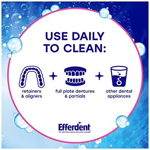 Efferdent Complete Clean Denture & Retainer Cleaner Tablets, 126 Count