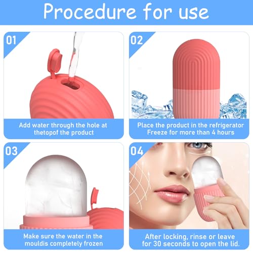 Ice Roller for Face 3-Pack | Cooling Depuffer & Neck Massager