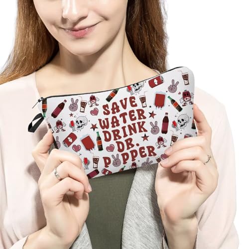 Livel lhood Soda Drinking Makeup Bag - Cute Travel Organizer Pouch