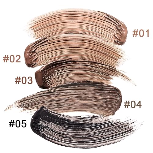 BINGBRUSH Waterproof Tinted Eyebrow Gel - Long-Lasting, Smudge-Proof, Vegan Brow Makeup Kit