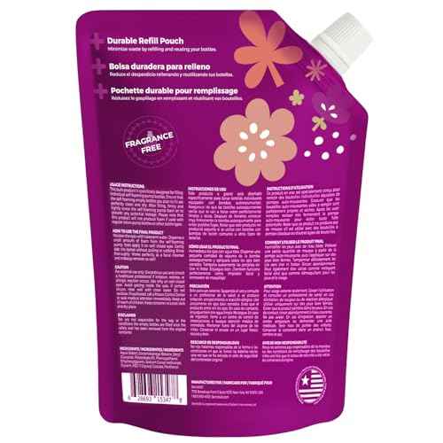 Professional Lash Shampoo for Extensions - 1 Litre Eco-Refill Bulk - Salon-Grade Eyelash Cleanser, Oil-Free, Fragrance-Free, Made in America ? Lash Wash Concentrate