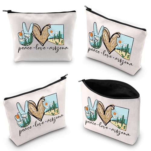 XYANFA State Makeup Bag Desert Souvenir Gift Trip Vacation Lover Travel Vacation Cosmetic Bag