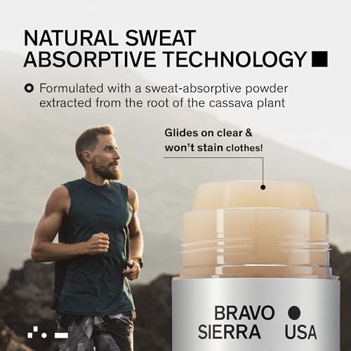 Aluminum-Free Men's Deodorant 2-Pack - Natural Odor & Sweat Protection, Tonka Bean & Lemon