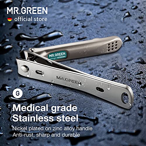 Stainless Steel Nail Clippers with Curved Blades for Manicure