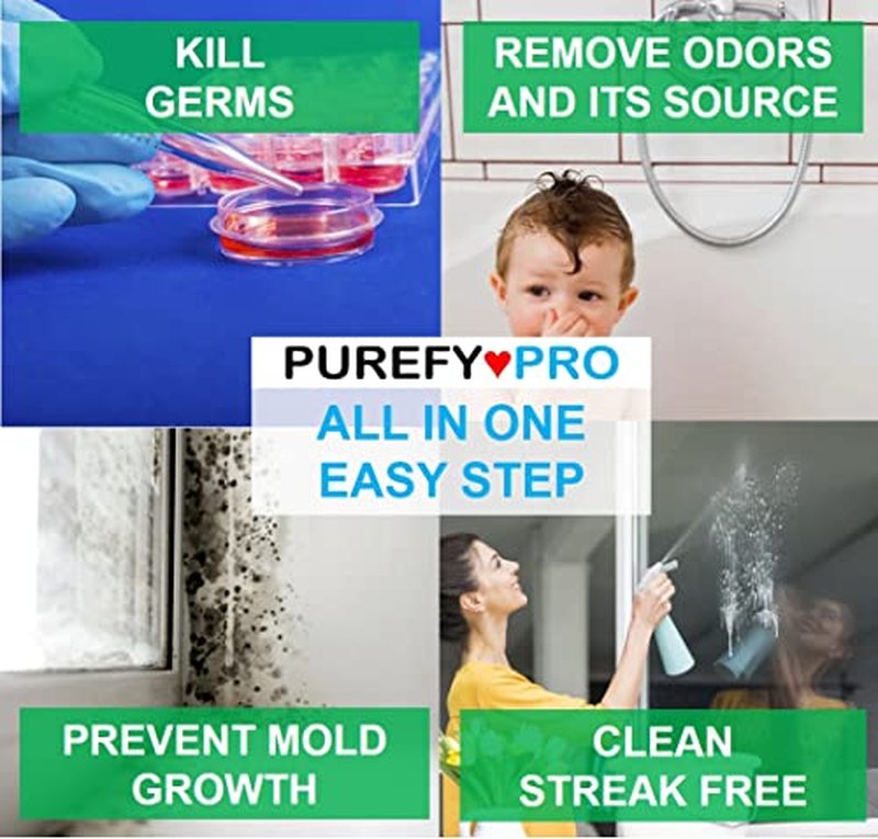 Purefy Disinfectant Spray - 4oz, Kills 99.9999% Germs & Viruses