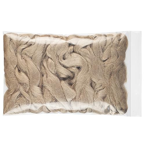 Cruelty Free Tussah Silk for Soap Making (2 oz.) Wild Gathered from Empty Cocoons (Combed Top/Sliver)