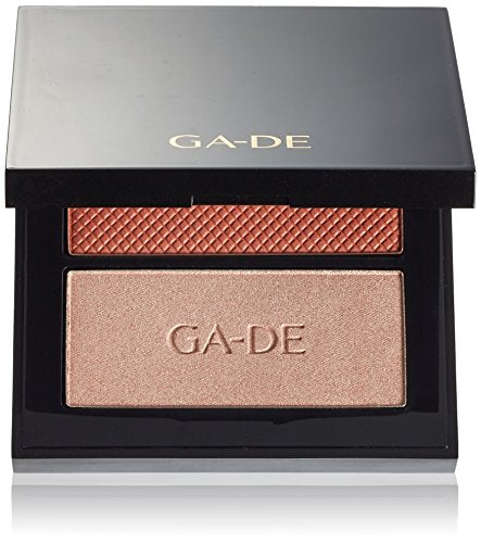 GA-DE Velveteen Blush and Shimmer Duet, 48 - Formulated with Micronized Pearls and Pigments for Sculpting Face and Décolleté - Paraben-Free - 0.26 oz