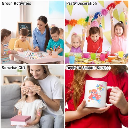 Kids Temporary Tattoos 168 Sheets 2000 Styles Party Favors