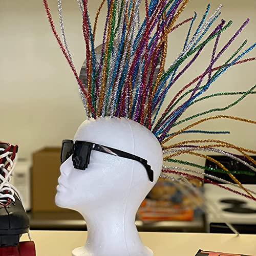 Styrofoam Wig Head 2-Pack - Female Foam Mannequin with Stand