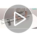 HapiRm Over The Door Towel Rack - 6 Tier Wall Mount Organizer