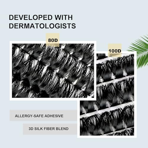 Lash Clusters 10-18mm Volume Eyelash Extensions Kit 280pcs