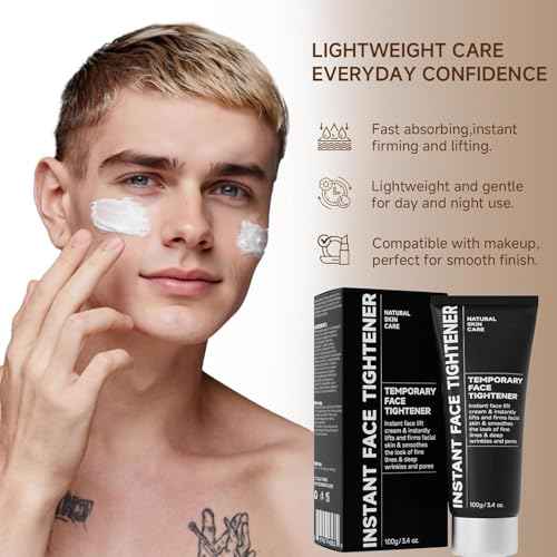 Face Tightener, Instant Face Lift Cream, Temporary Instant Wrinkle Filler for Skin Tightening and Lifting Cream Daily Moisturizer for Women Men£¬3.4 Ounce (Pack of 1)