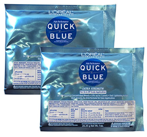 L'Oreal Quick Blue Powder Bleach 1oz (Pack of 2)