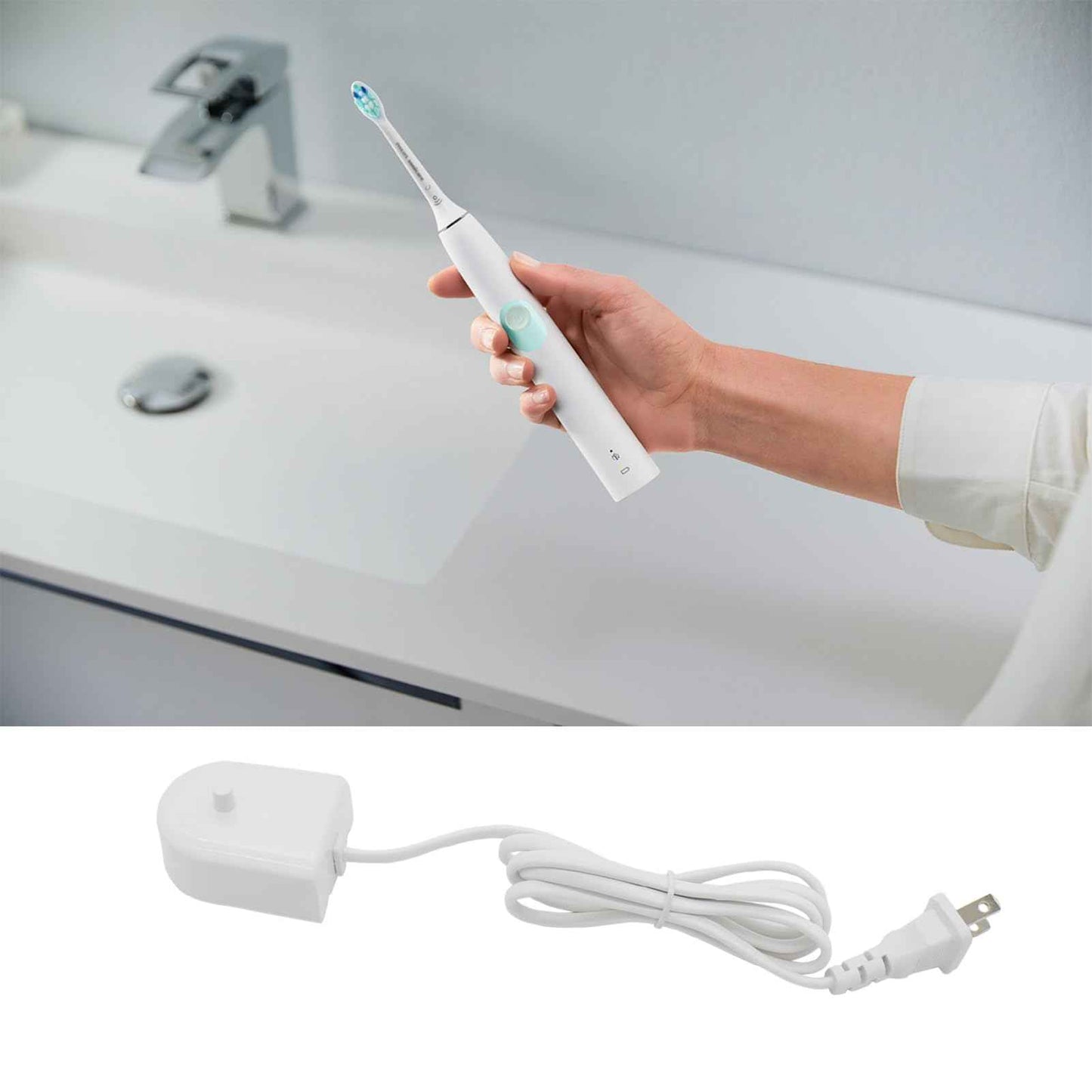 Charger Replacement for Philips Sonicare Toothbrush 4100 HX6100 HX3000 HX8000 HX9000 Charging Base Power Cord Cable