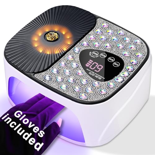 LimeGirl UV LED Nail Lamp Kit - Cordless Rechargeable Gel Polish Dryer