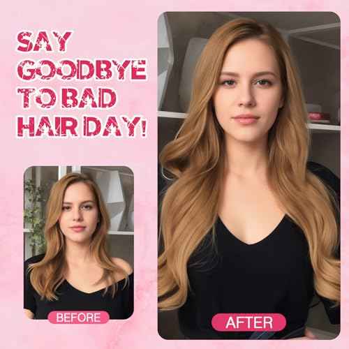 Halo Hair Extensions Real Human Hair, MY-LADY Adjustable Halo Extensions Real Human Hair, 16 inch Light Brown Women's Long Straight Hair Invisible Wire Hair Extensions