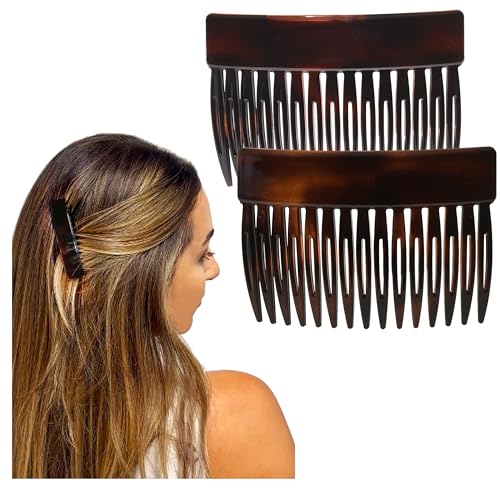 Camila Paris CP2942 French Twist Hair Combs, 3" Small Side Comb Clips