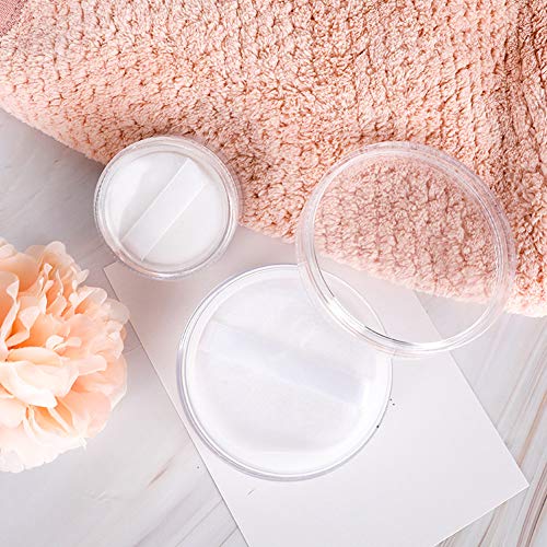 2Pc 50g Refillable Loose Powder Container with Sifter