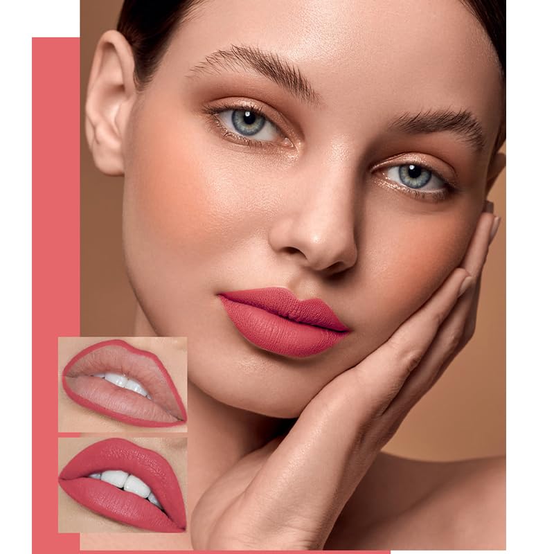 Waterproof Nude Lip Liner Set - 6 Shades Matte Pencil