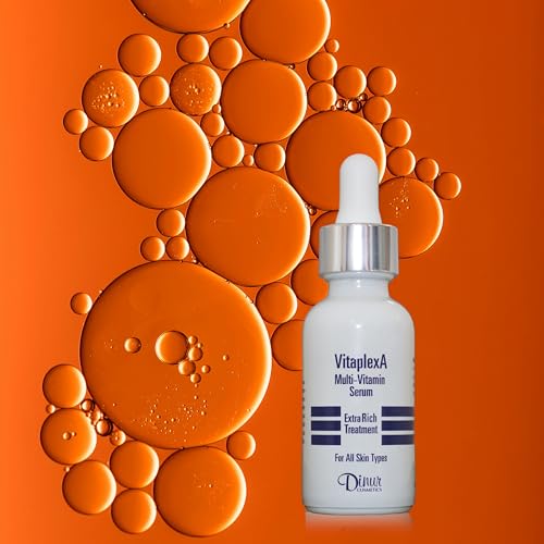 Dinur Cosmetics Vitaplex A Multi-Vitamin Serum Extra Rich Treatment for All Skin Types 1 fl. oz./ 30 ml.
