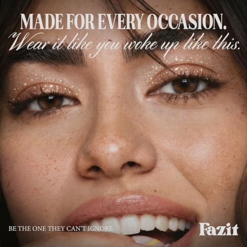 Fazit Golden Eye Speckle Patches - Glitter Makeup Stickers for Women