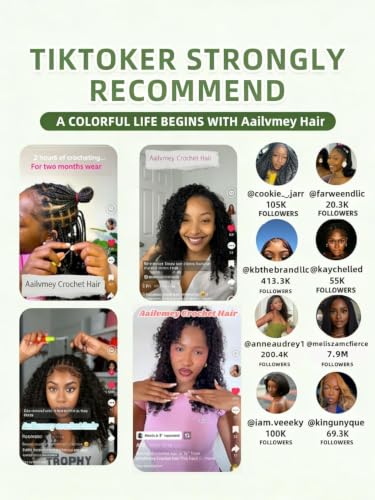 Burmese Curly Crochet Hair 16" - Knotless Pre-Looped Extensions